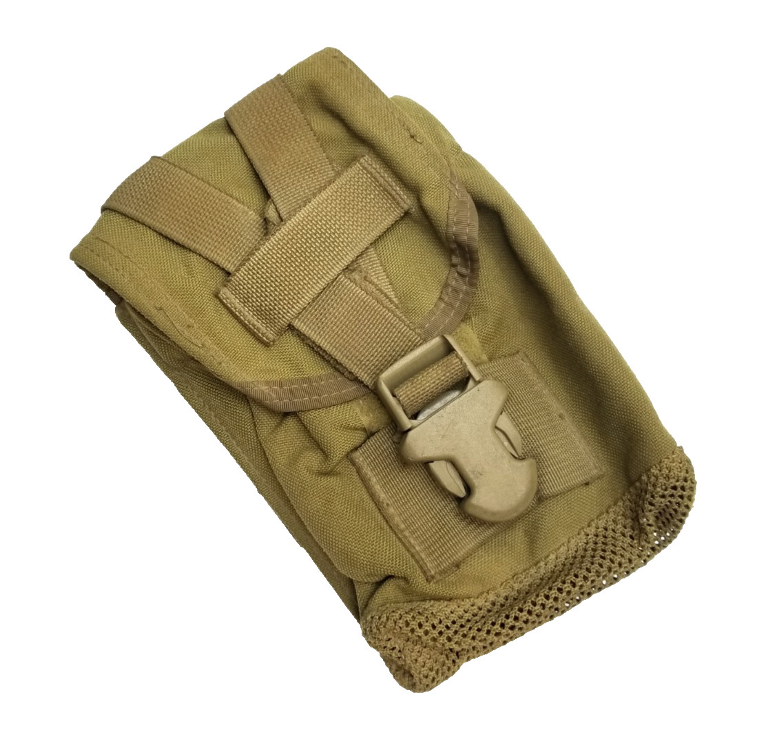 USGI Military EAGLE INDUSTRIES 1QT CANTEEN / UTILITY POUCH KHAKI US ARMY USED