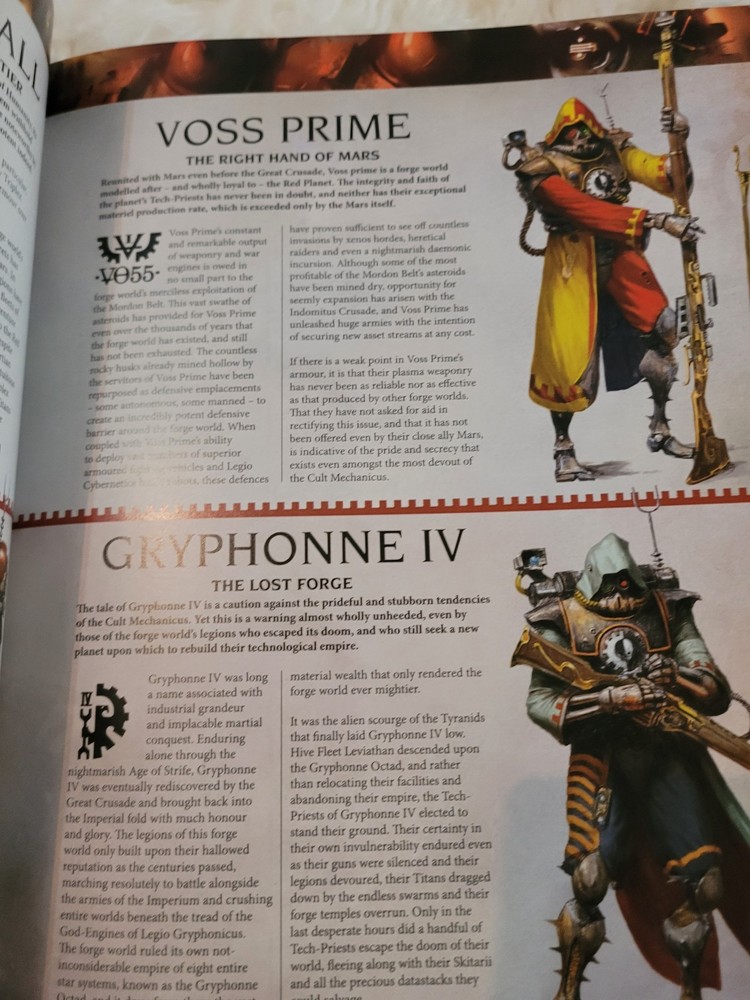 Warhammer 40,000 Codex: Adeptus Mechanicus RPG Gaming Game Book "Code Not Valid"