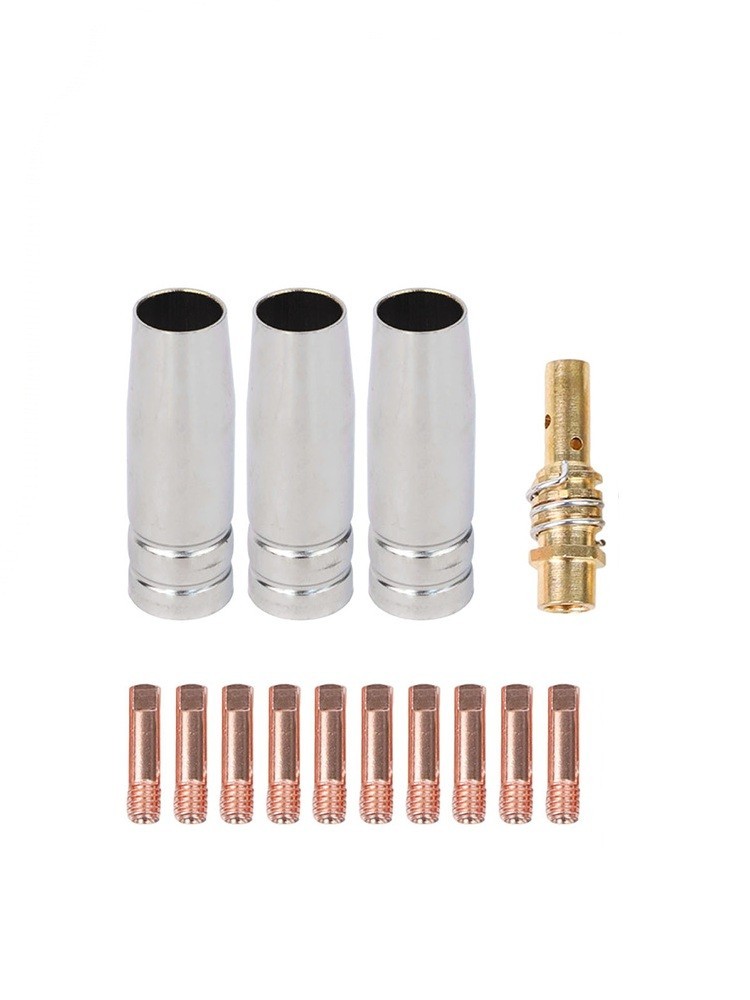 14PCS For MIG Welding Kit with Nozzles Diffusers and Tips for DIY Projects