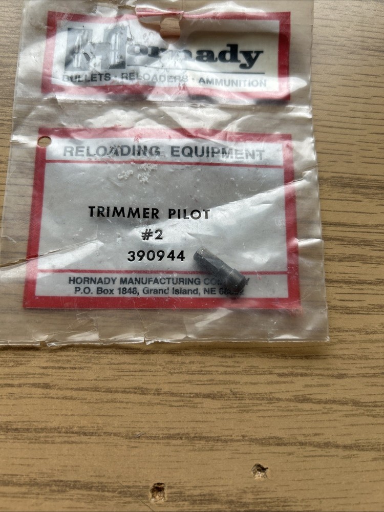 HORNADY TRIMMER PILOT # 2  390944