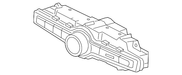 Genuine Volvo HVAC Temperature Control Panel 31398845