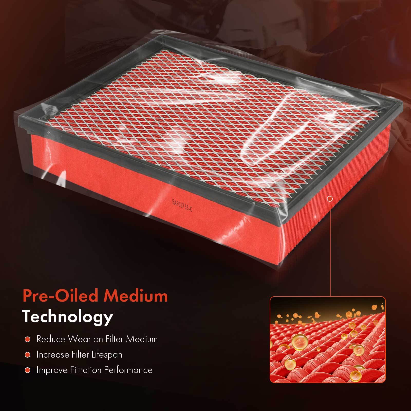 High Performance Engine Air Filter for Chevy Tahoe GMC Yukon Cadillac Escalade