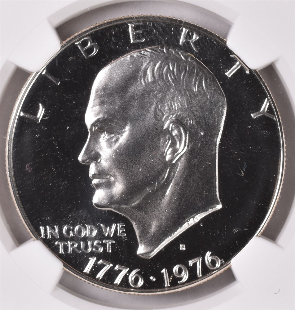 1976-S Eisenhower Silver Dollar - NGC PF68 CAMEO