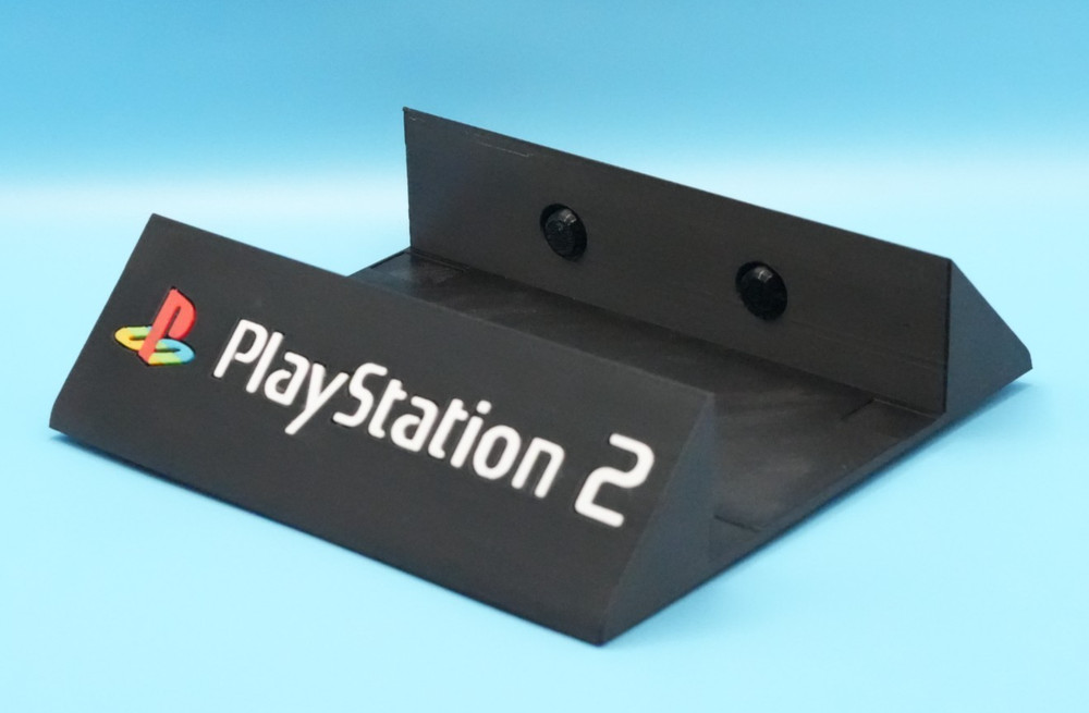 PlayStation 2 Fat vertical stand 3D Printed