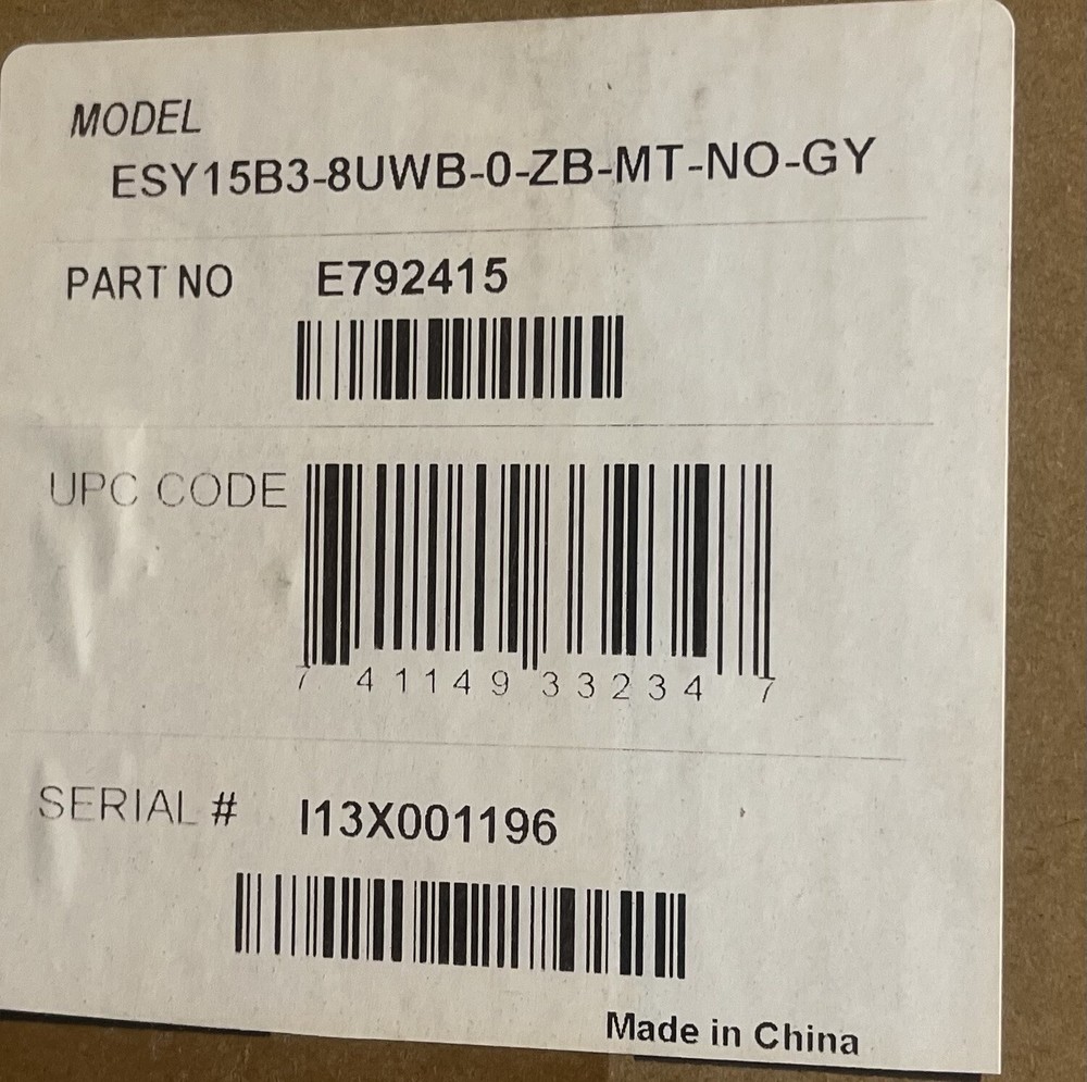 Elo ESY15B3 Inch Touch Computer iTouch Plus Multi Touch ALL IN ONE E792415