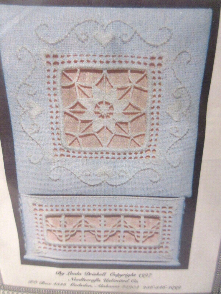VHTF Linda Driskell VICTORIAN LACE BOX Embroidery/Pulled Thread KIT