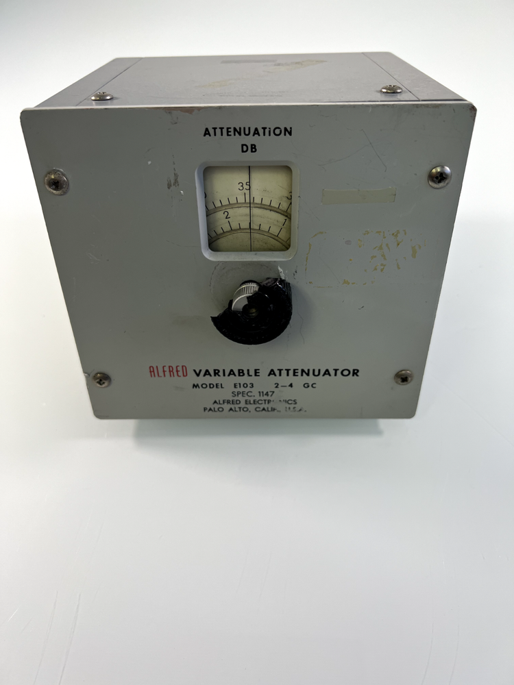 ALFRED VARIABLE ATTENUATOR Model E103 2-4 GC