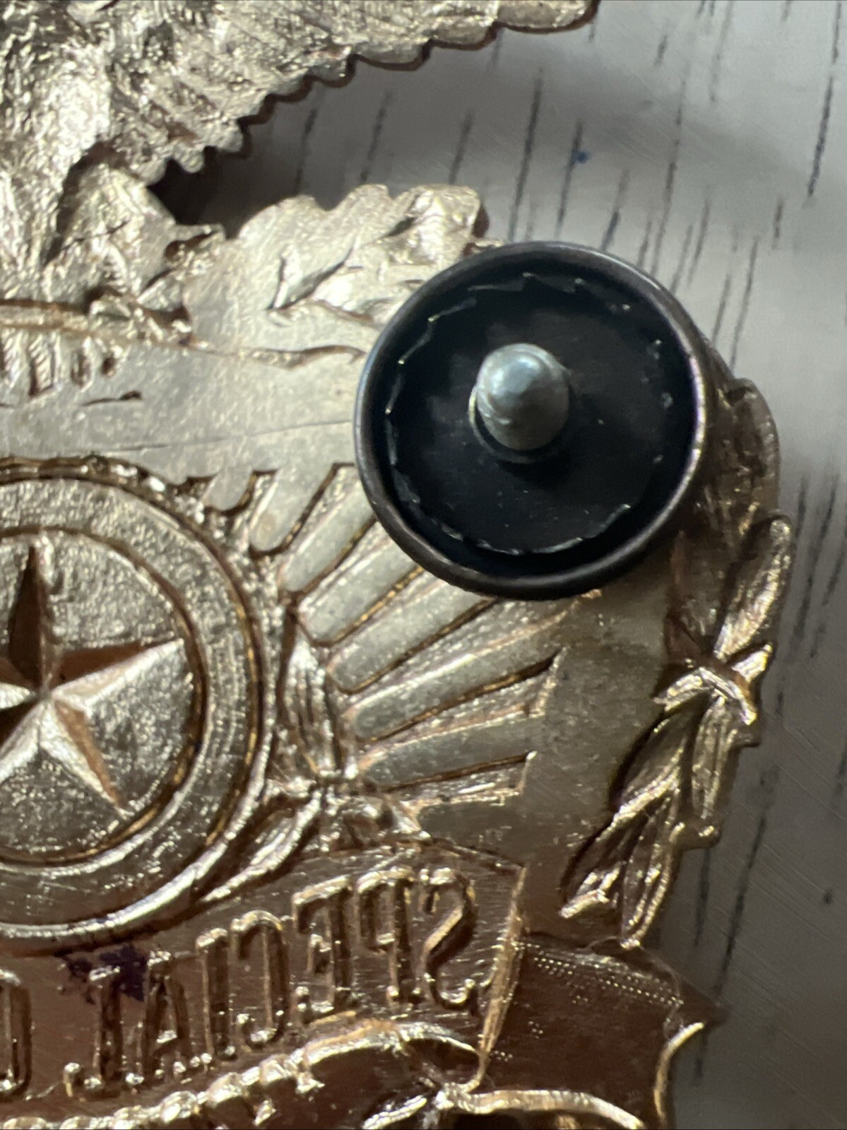 Vintage Double Screwback Special Hat Pin