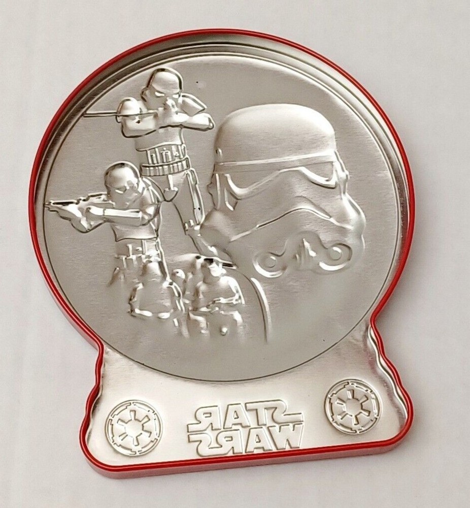 Star Wars Stormtrooper Globe Shaped Tin - Collectors item