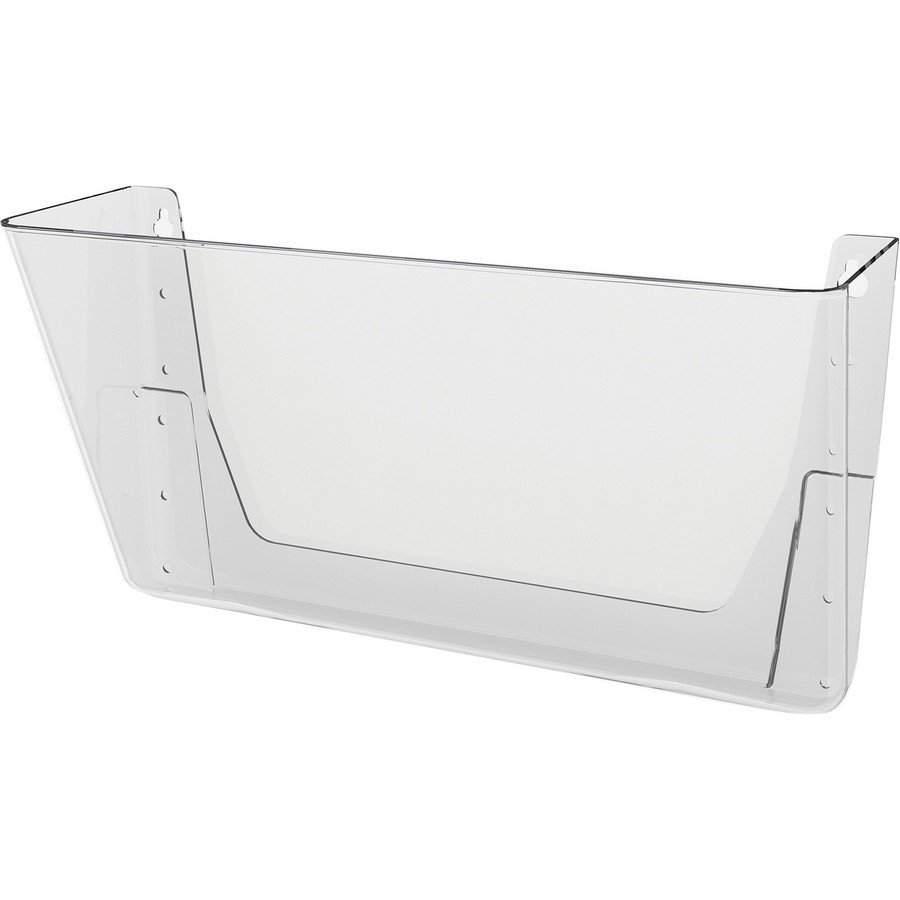 Deflecto DEF73201 Stackable Wall Pocket Clear 7x13x4 in