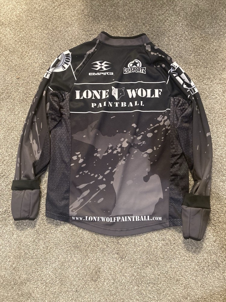 Lone Wolf Paintball Jersey - Medium - Black