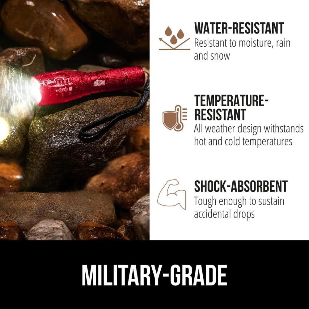Tactical Flashlight & Luggage Straps Tactical Flashlight Adjustable Mode Luggage