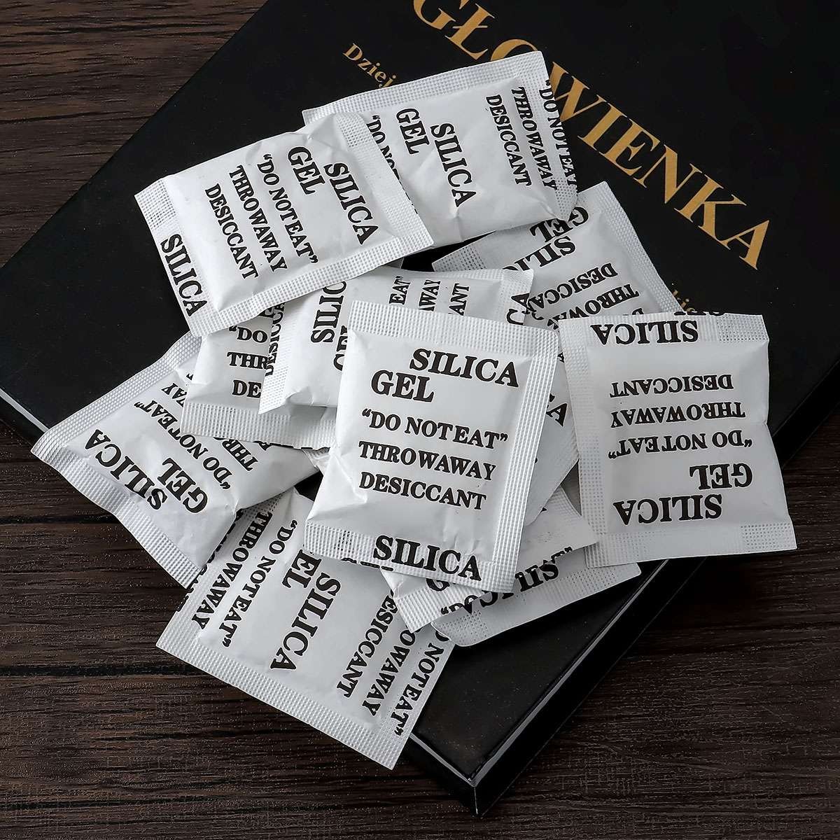 60pcs 5 Gram Silica Gel Desiccant Packets–Mini Moisture Absorbing Packets