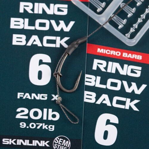 Nash Ring Blow Back Rig Hooks Barbed & Barbless ALL SIZES