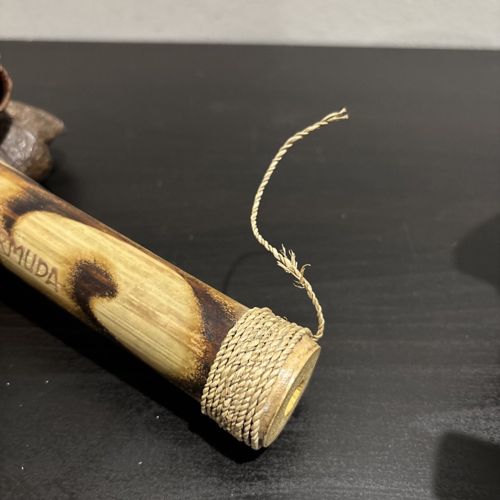 Bermuda Seed Pod & Bamboo Shaker / Instrument 8.5”