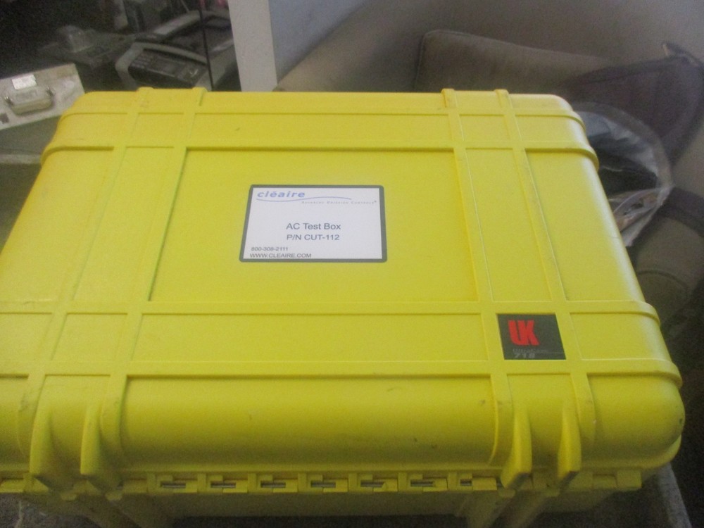Cleaire Advanced Emission Controls Model: CUT-112 AC Test Box