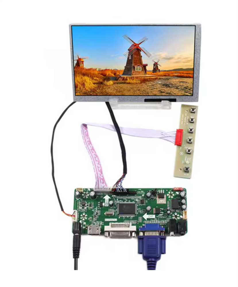 7" G070Y2-L01 800x480 500nit LCD Screen With LCD Controller Board Kit