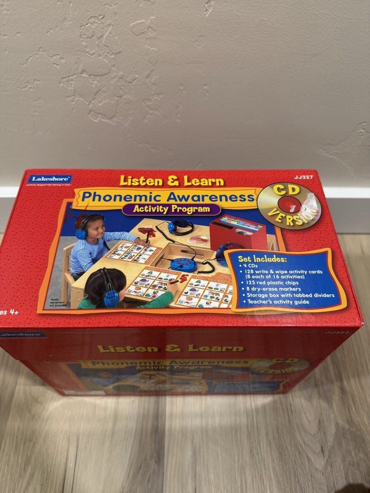 Lakeshore Listen &Learn Phonemic Awareness Activity Program - NEW