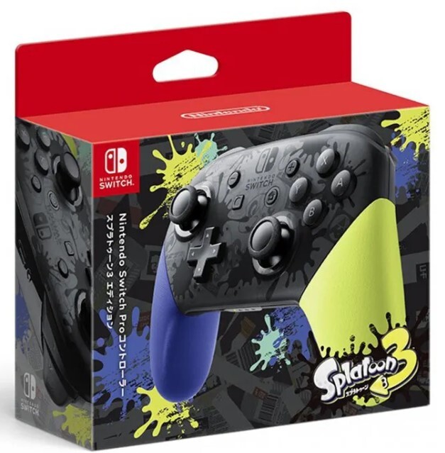 Official Pro Controller Splatoon 3 Ed for Nintendo Switch