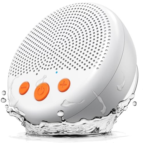 Shower Speaker, Bluetooth Waterproof Speaker Wireless, Portable Speakers White