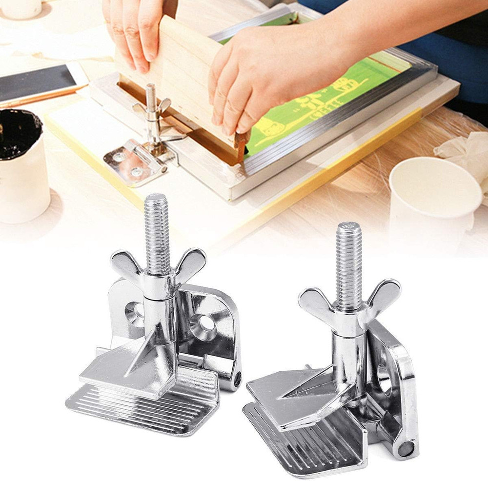 2Pcs Screen Frame Butterfly Hinge Clamp for Silk Screen Printing Hobby Printer I