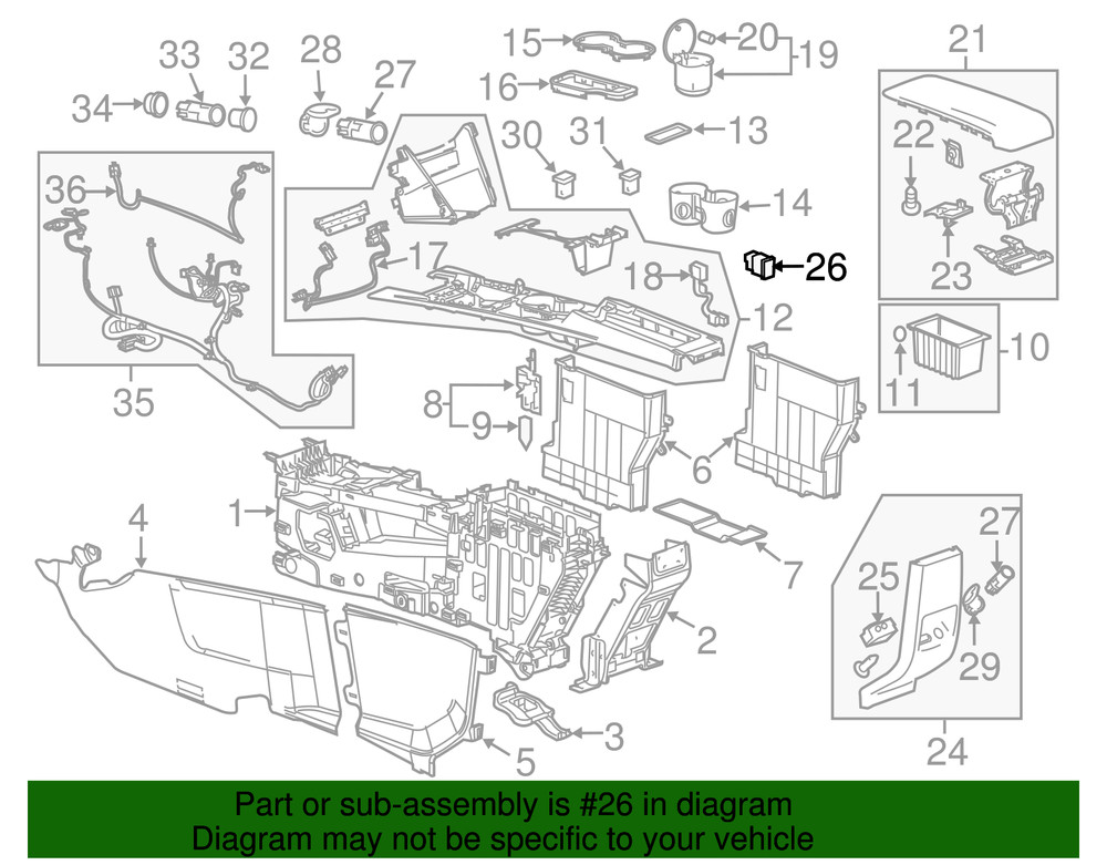 Genuine GM Auxiliary Jack 22836649