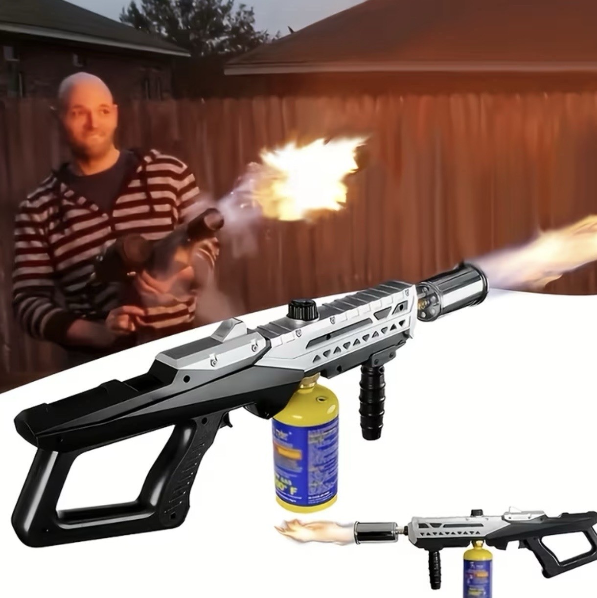 Propane Grill Torch Gun, Cooking Torch Head Max. 45000 BTU/hr, Culinary Torch