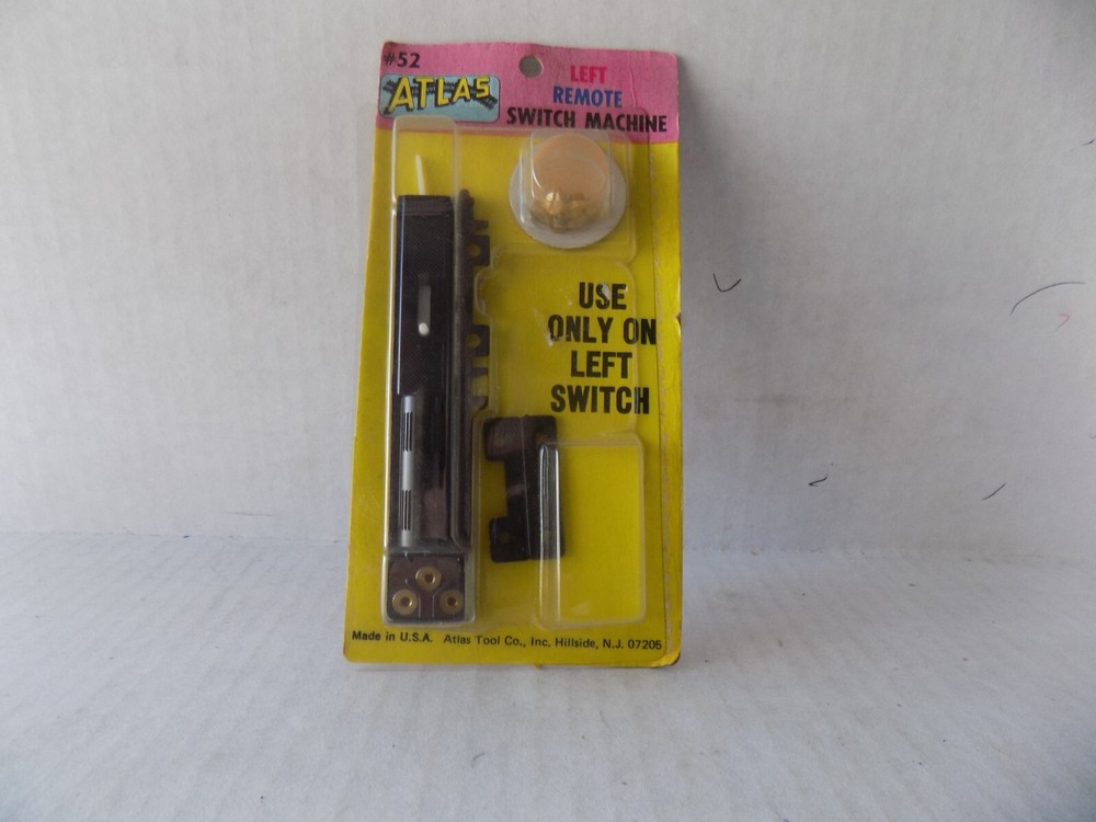 REMOTE LEFT SWITCH MACHINE #52 BY ATLAS  PO NIB