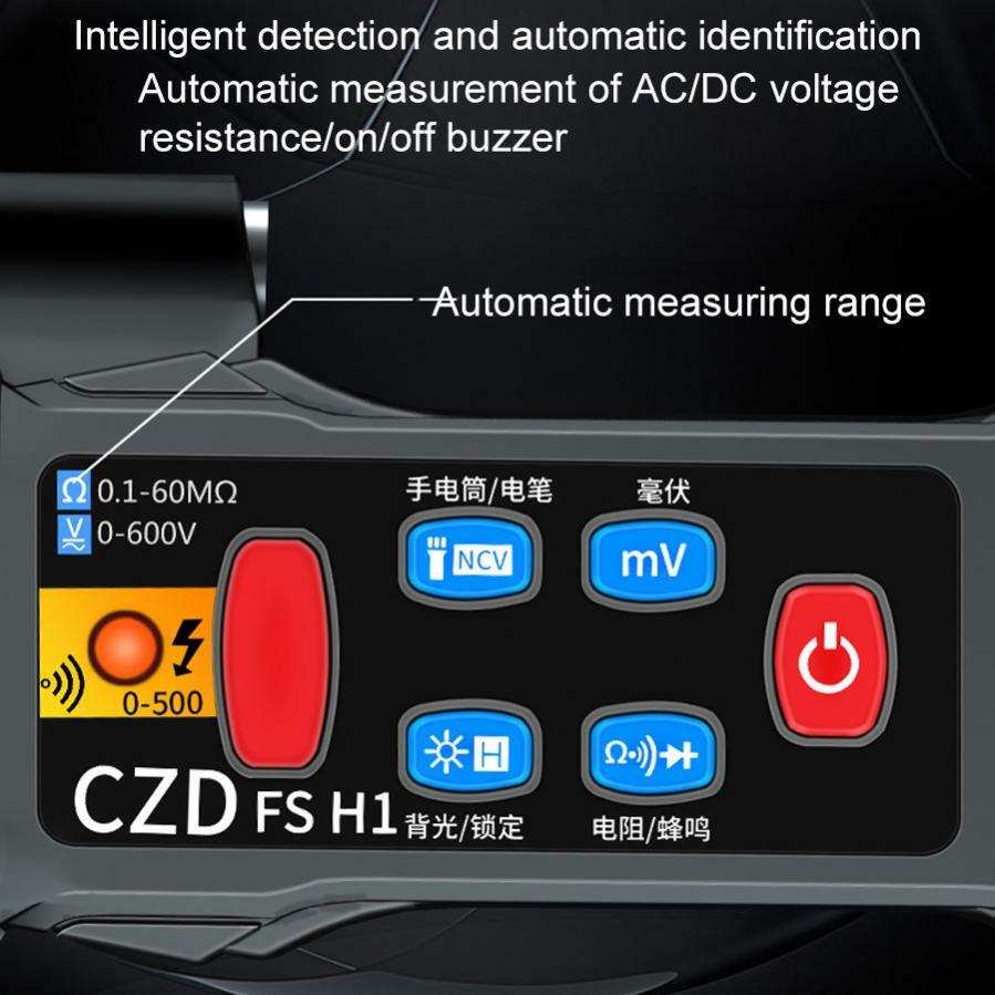 Mini Digital Multimeter Smart LCD Voltage Detector Tester DC AC Voltage Ohm