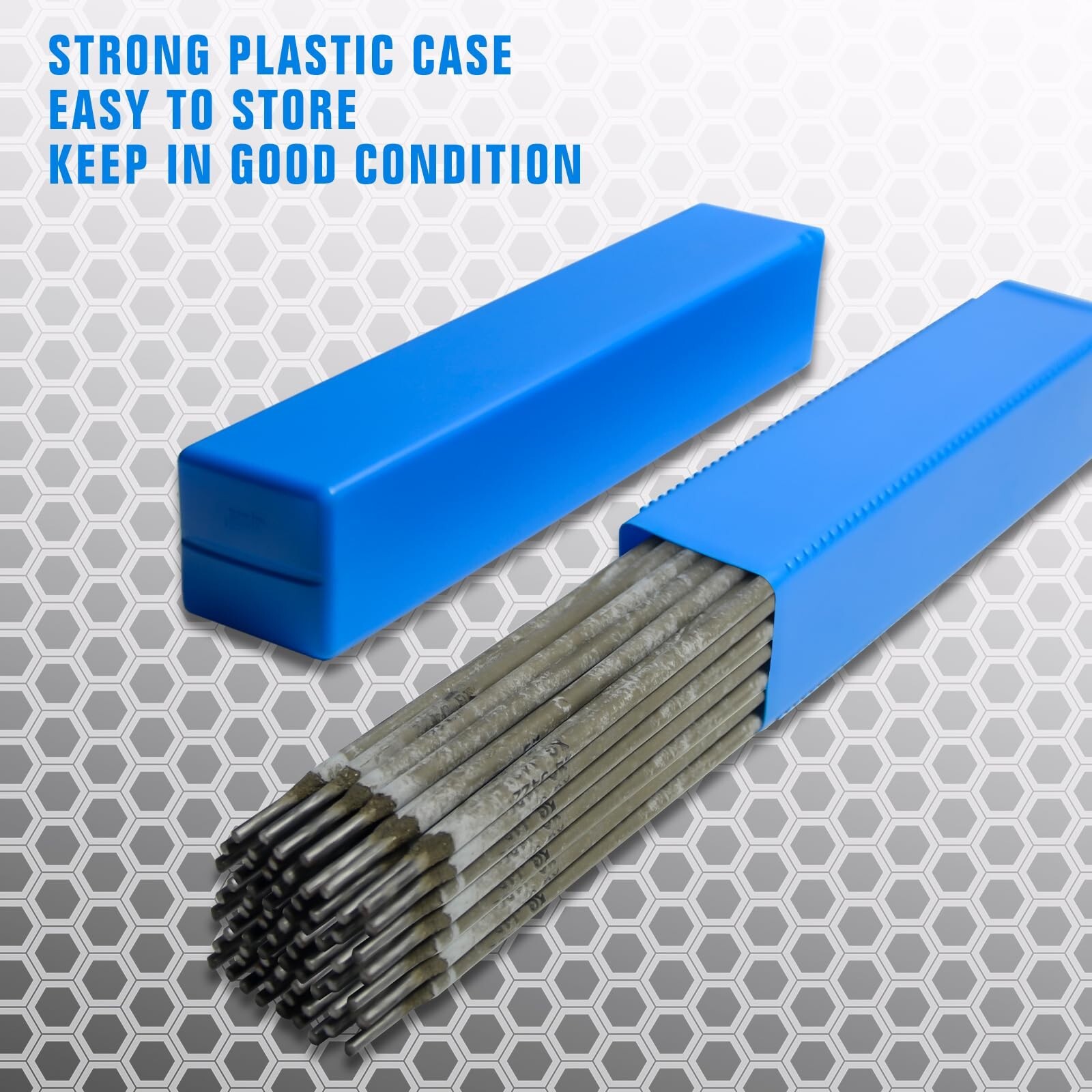 1/8" J422 Carbon Steel Stick Welding Rods, 4.5LB for Welding Machines