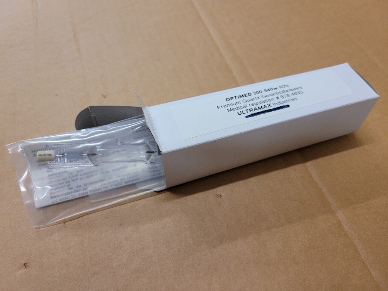 Facial Tanning Lamp ULTRAMAX Optimed 300-540w R7s Premium Quartz lamp