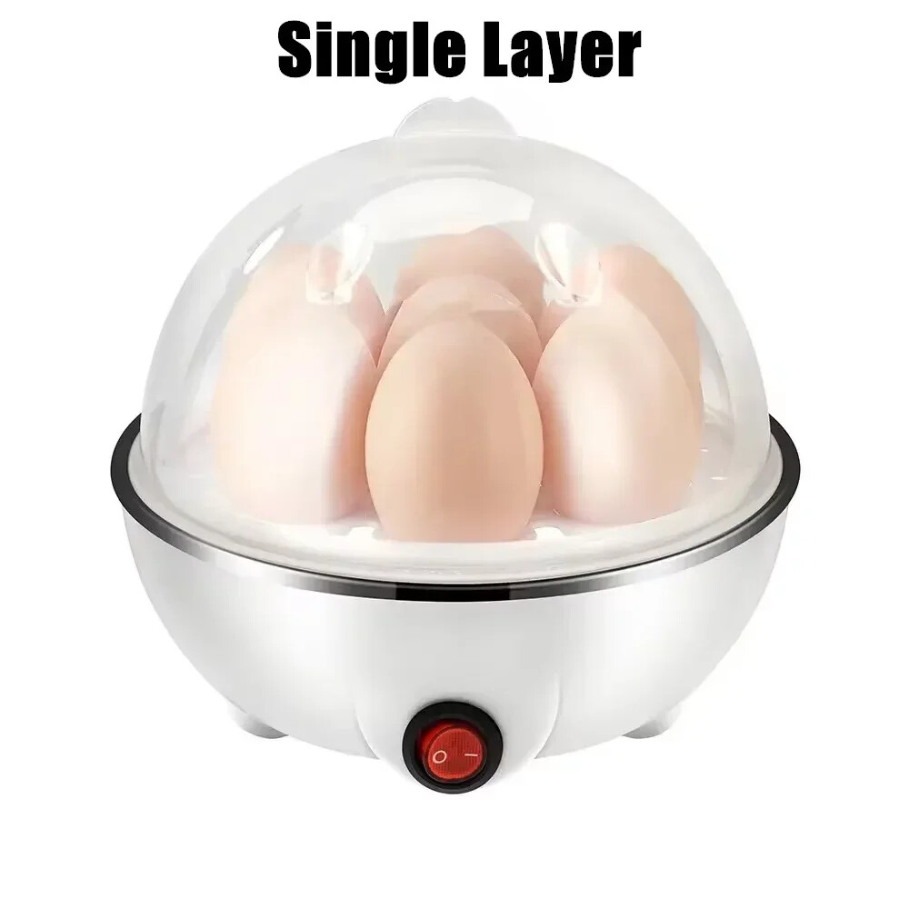 Electric Egg Boiler Egg Cooker Mini Steamer Kitchen Cook Breakfast Machine New