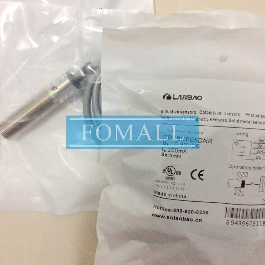 1Pcs New Capacitive proximity switch CR18CF05DNR