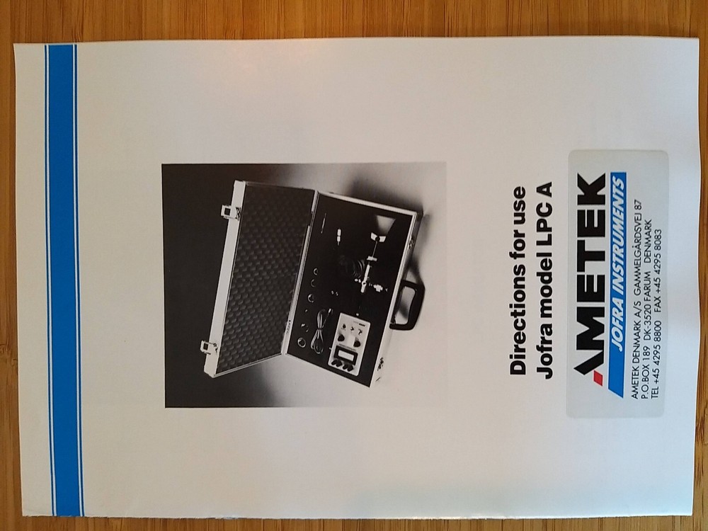 Jofra LPC 2AS and MultiLoop Calibrator