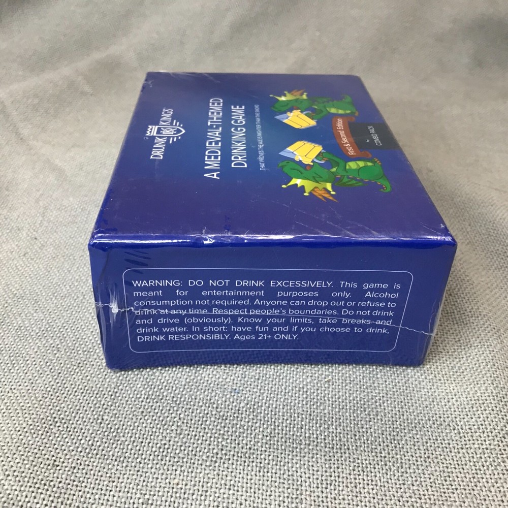 Drunk Kings A Medieval -Themed Drinking Game First And Second Edition Combo Pack