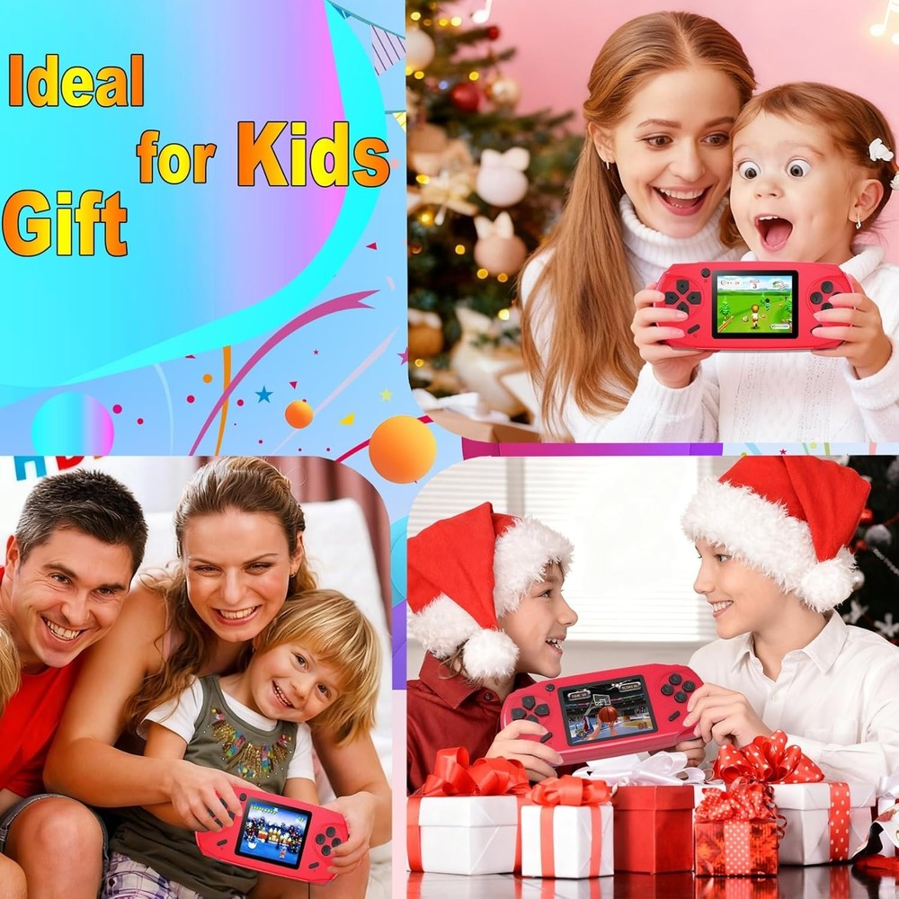 Rechargeable Handheld Game Player for Kids - 220 Educational Games Inside