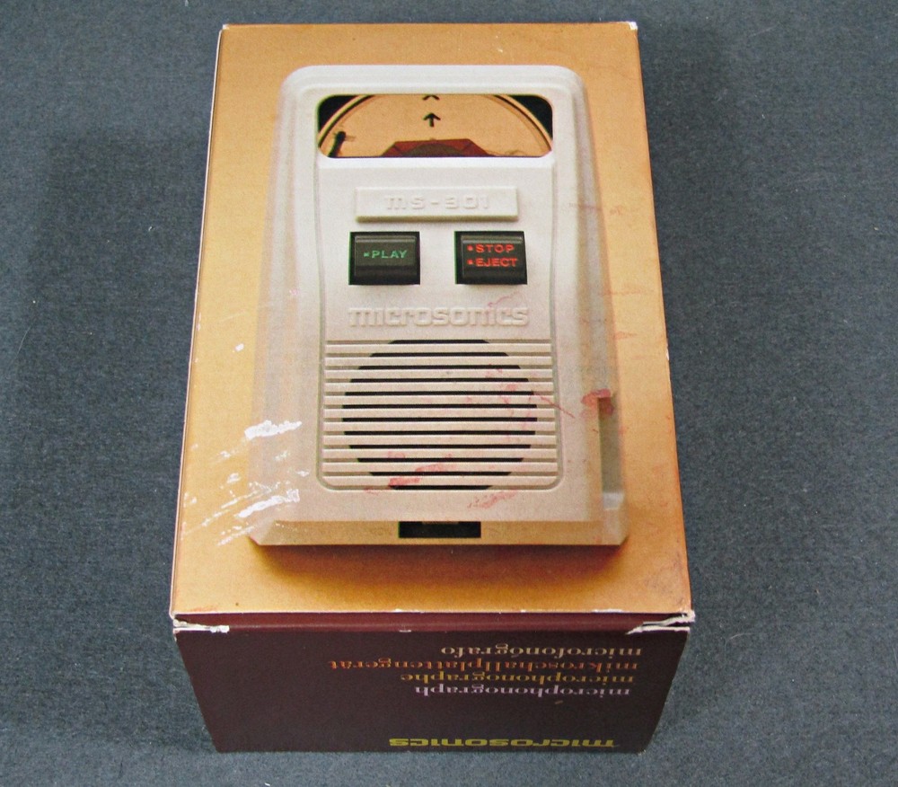 Microsonics MS-301 Mini Player Vintage Microphonograph