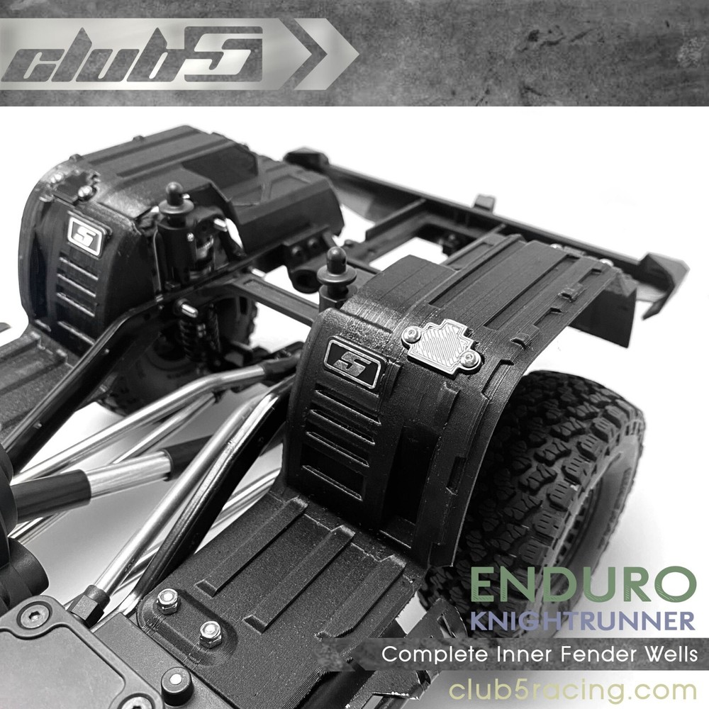 Complete Inner Fender Wells ( Rock Light Ready ) for Element Knightrunner