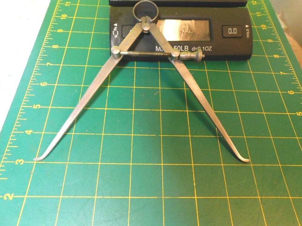 Vtg.Sampson Tool Co.7" Flat Leg Spring Type Inside caliper