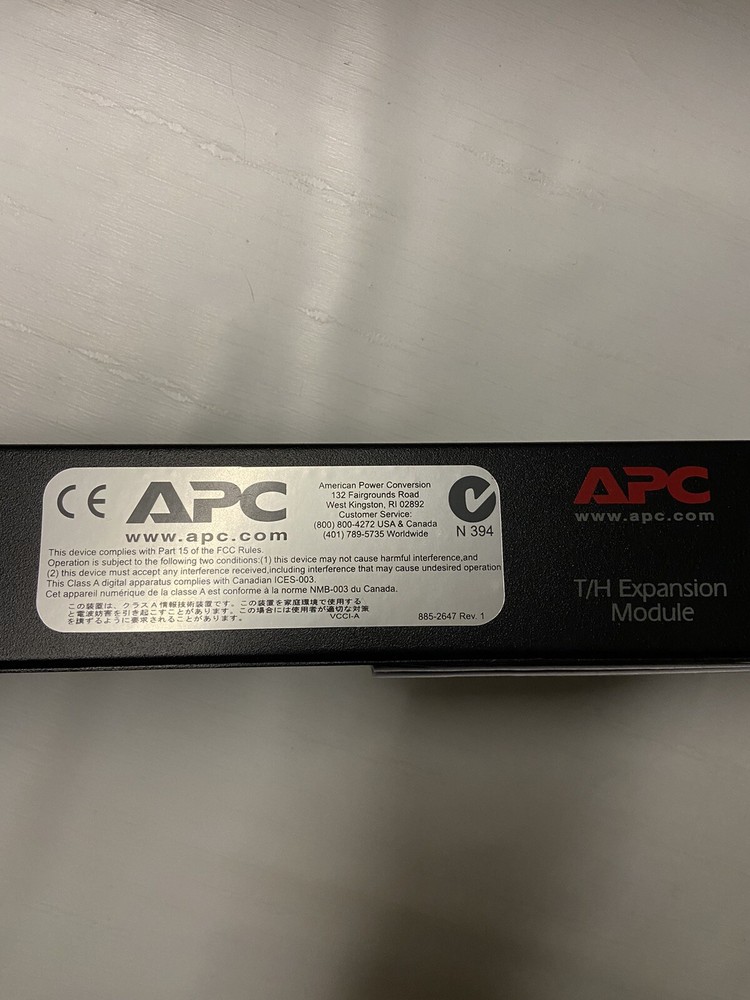 APC Temperature/Humidity Expansion Module AP9341 *Working*