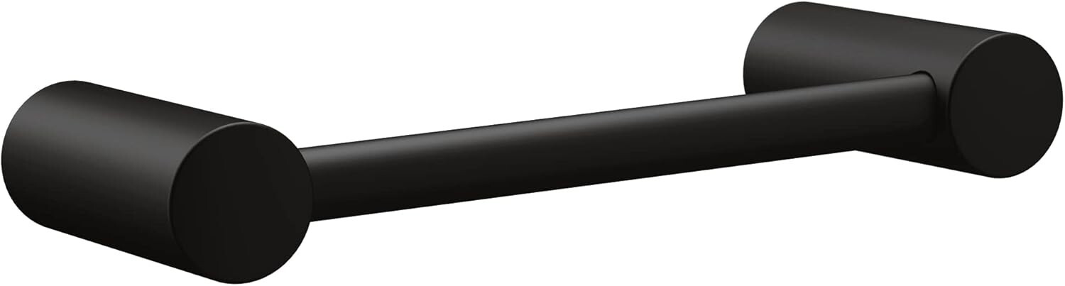 Moen YB0486BL Align 9” Bathroom  Modern Hand Towel Bar in Matte Black Finish