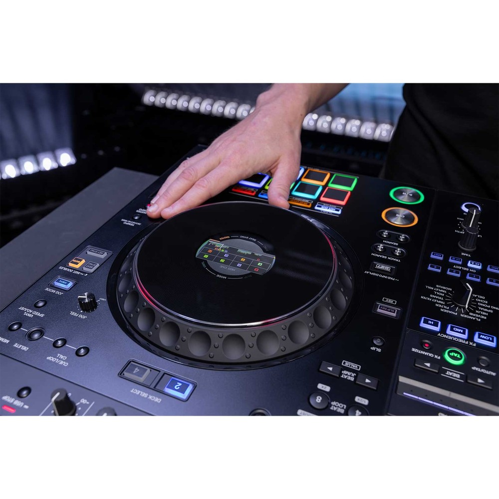 AlphaTheta XDJ-AZ Professional All-in-One DJ Controller System w Rolling Case