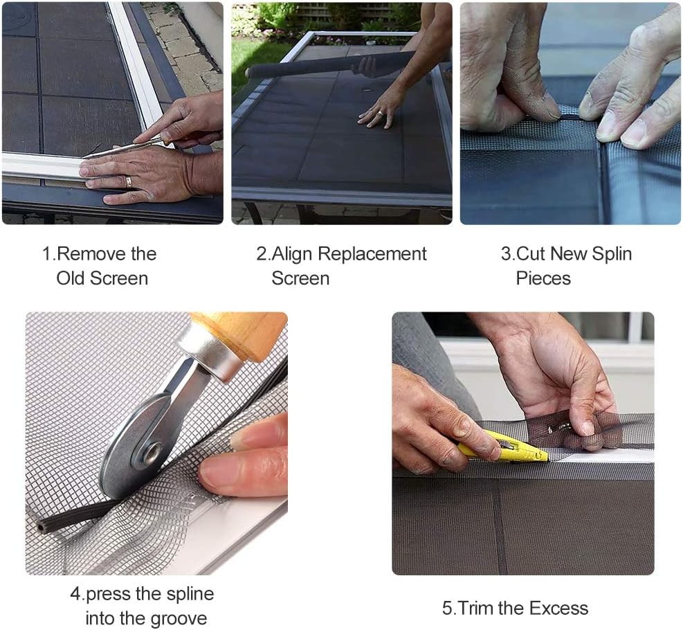 Fiberglass Safety Screen Roll High Visibility, Durable Break Resistant,