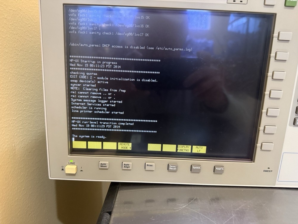 agilent 86140b optical spectrum analyzer
