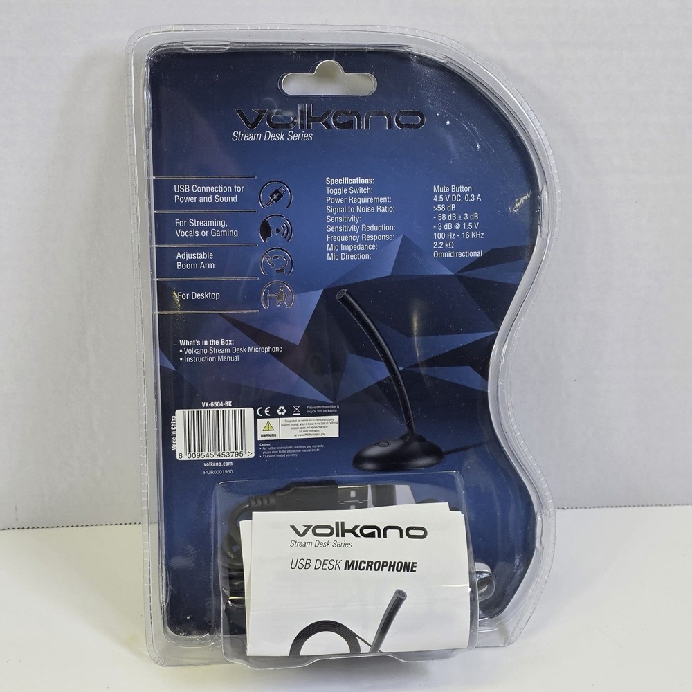 Volkano - USB Microphone For Streaming On Laptop Or Computer