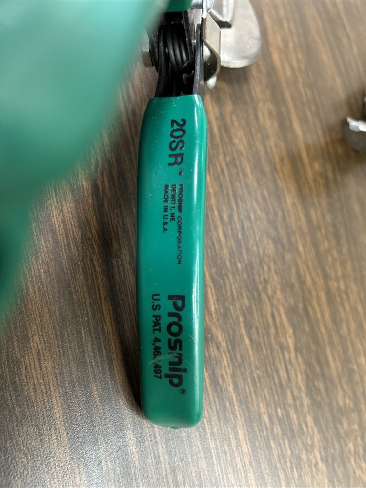 Prosnip Pair Offset Tin Snips Right & Left Cut W/Wire Cutter