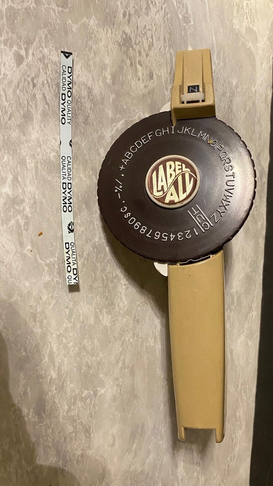 Vintage Duramatic “Label All” Label Maker In Working Condition.