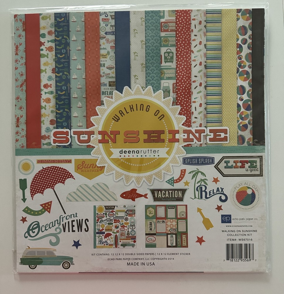 Echo Park 12 x 12 Paper Pack Multiple Variations Available-You Choose