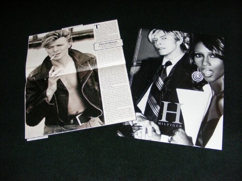 DAVID BOWIE magazine clippings