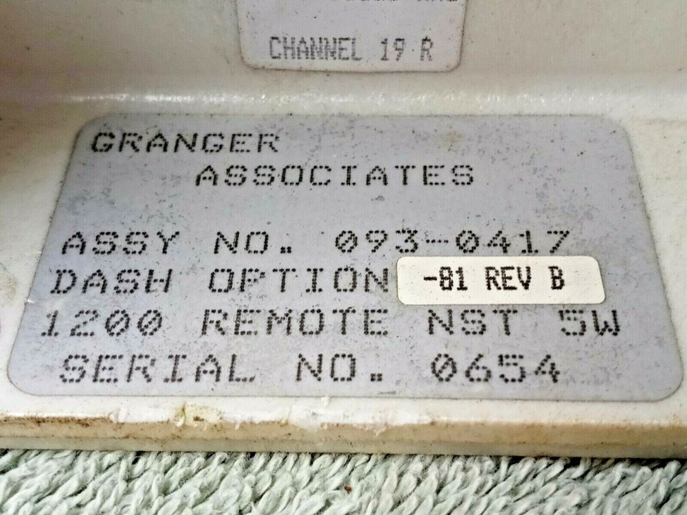 Granger Associates SCANCOM 5 WATT TRANSMITTER RX-952.4625 - TX- 928.1625